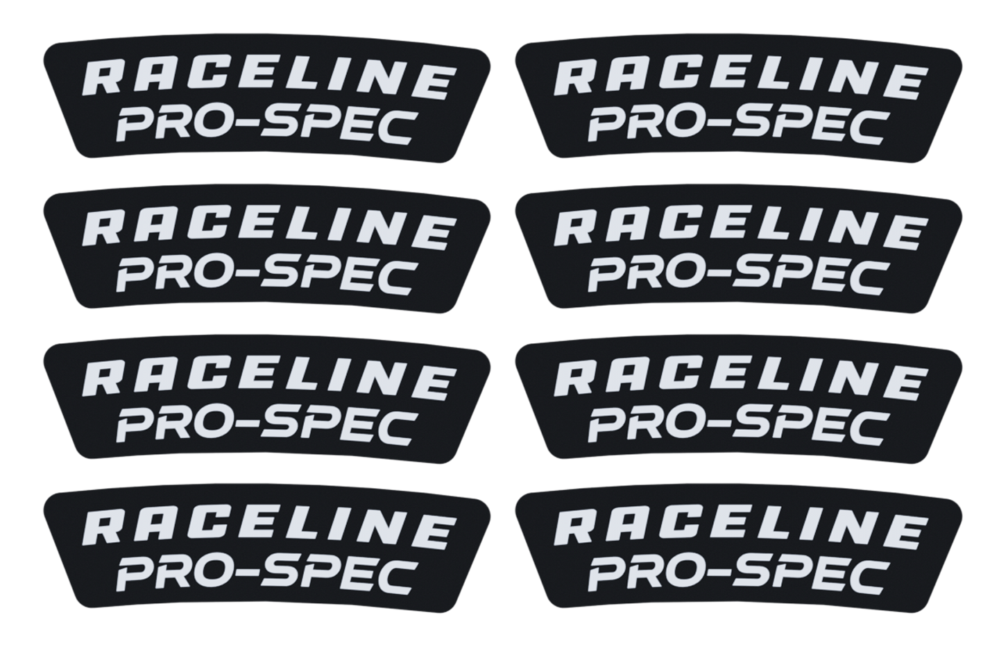A14 Alpha Wheel Black Decal Pack