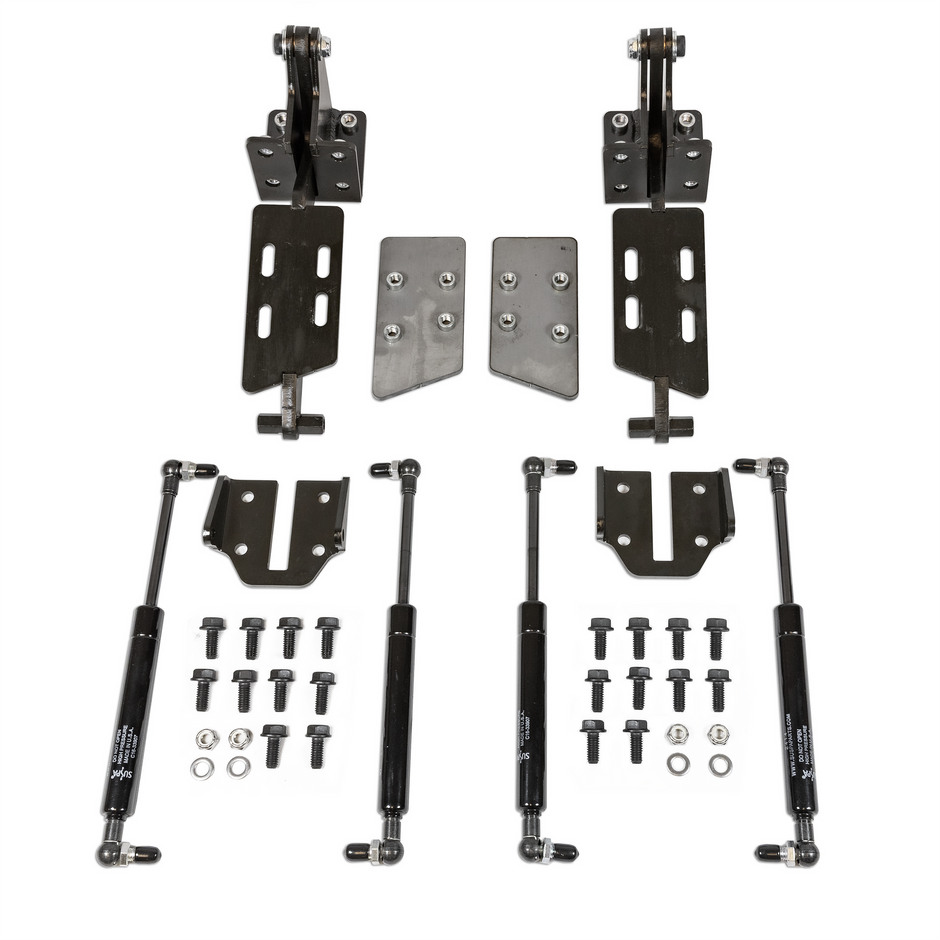 Switch Suspension GM C-10 1967-1972 Cowl Mounted Hood Hinges W/Gas Assist Struts