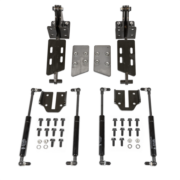 Switch Suspension GM C-10 1967-1972 Cowl Mounted Hood Hinges W/Gas Assist Struts