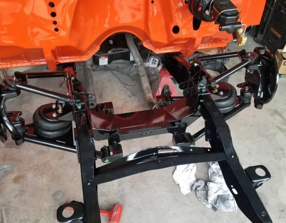Selfmade Fab 60-87 c10 crossmember airbag kit