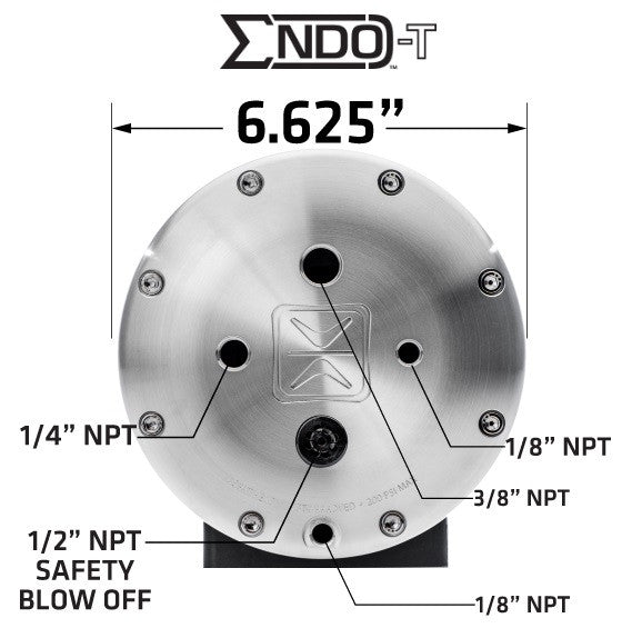 Accuair ENDO-T (Tank) Bolted Aluminum Air Tank