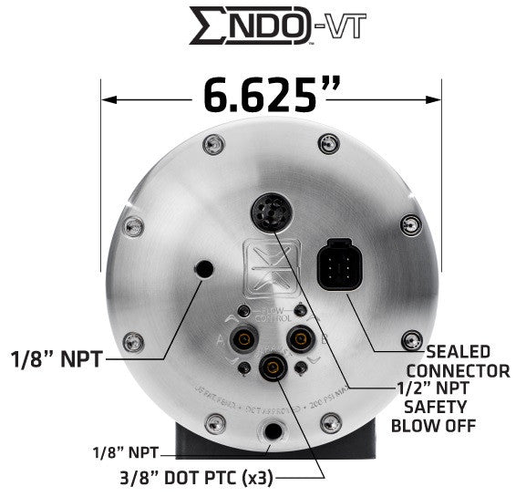 Accuair ENDO-VT (Valve-Tank) Bolted Aluminum Air Tank