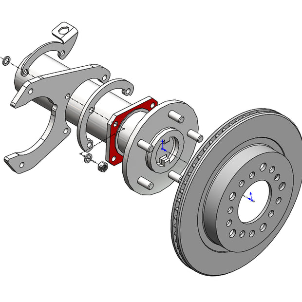 Little Shop MFG  GM 71-87 C10 Rear Disc Brakes (5-lug)