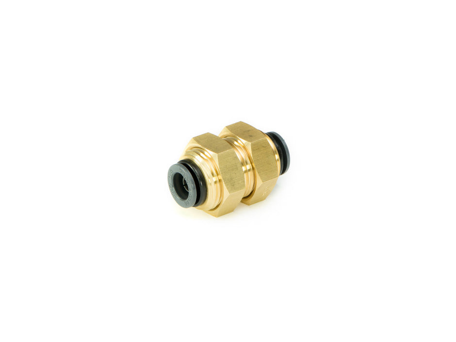 ACCUAIR 3/8" DOT/PTC - 3/8" DOT/PTC (BULKHEAD FITTING)