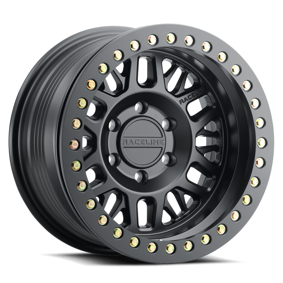 RT951B Ryno Cast Beadlock - Satin Black w/Black Beadlock Ring