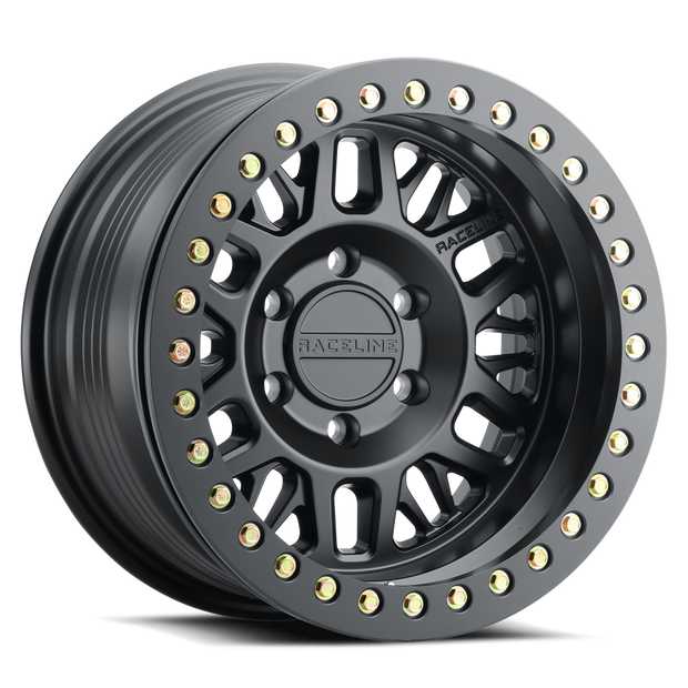 RT951B Ryno Cast Beadlock - Satin Black w/Black Beadlock Ring