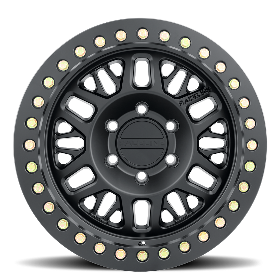 RT951B Ryno Cast Beadlock - Satin Black w/Black Beadlock Ring