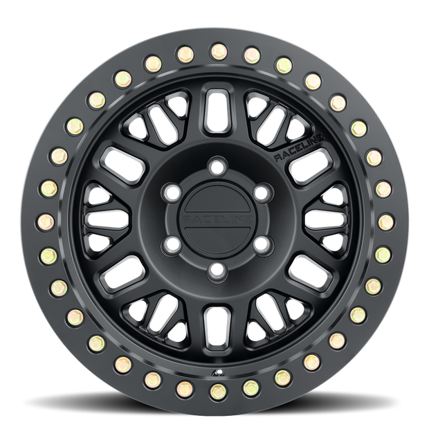 RT951B Ryno Cast Beadlock - Satin Black w/Black Beadlock Ring