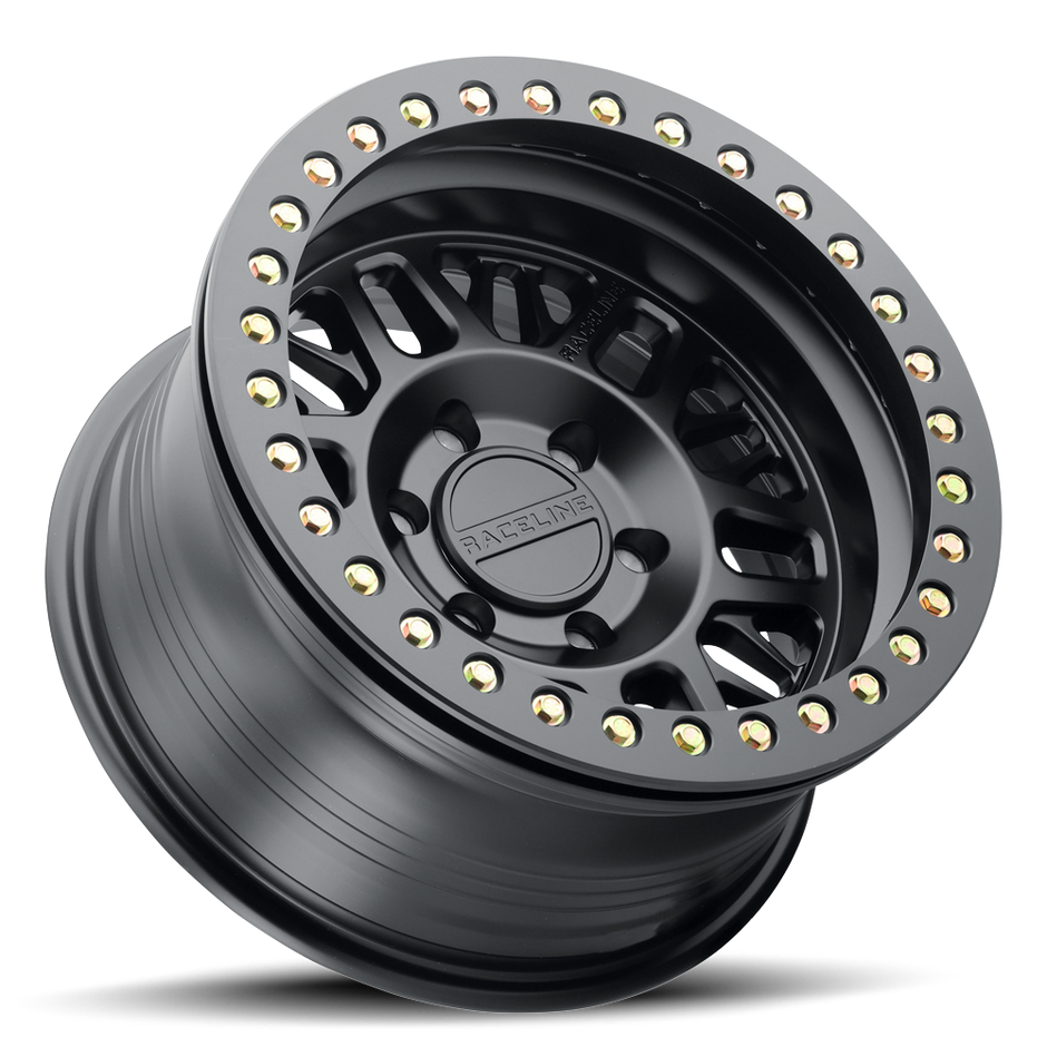 RT951B Ryno Cast Beadlock - Satin Black w/Black Beadlock Ring