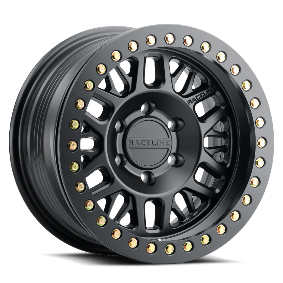 RT951B Ryno Cast Beadlock - Satin Black w/Black Beadlock Ring