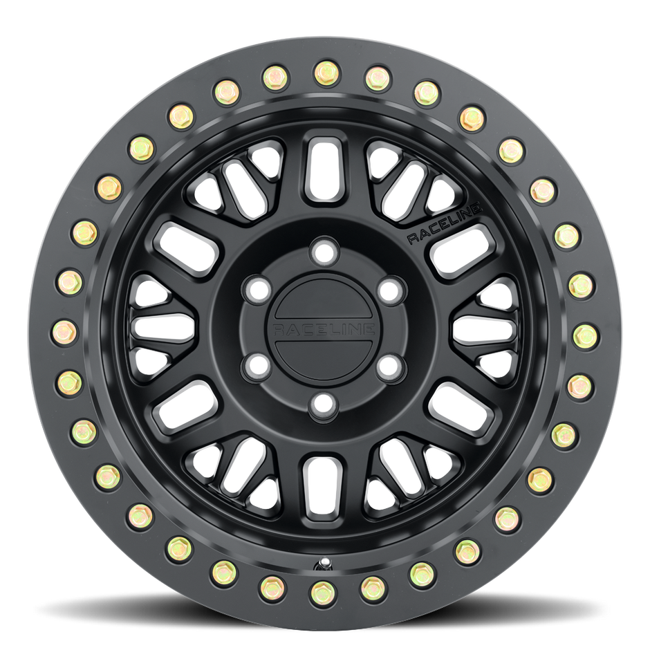 RT951B Ryno Cast Beadlock - Satin Black w/Black Beadlock Ring