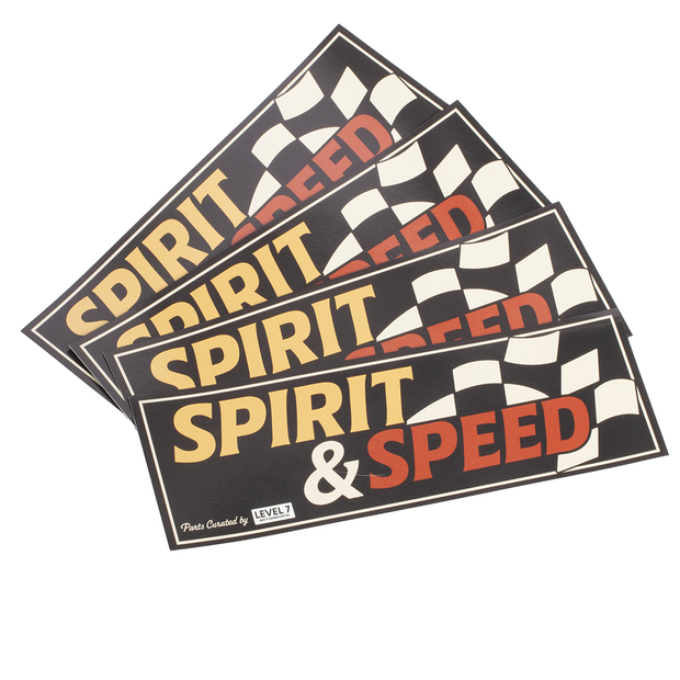 Spirit and Speed Slap Sticker