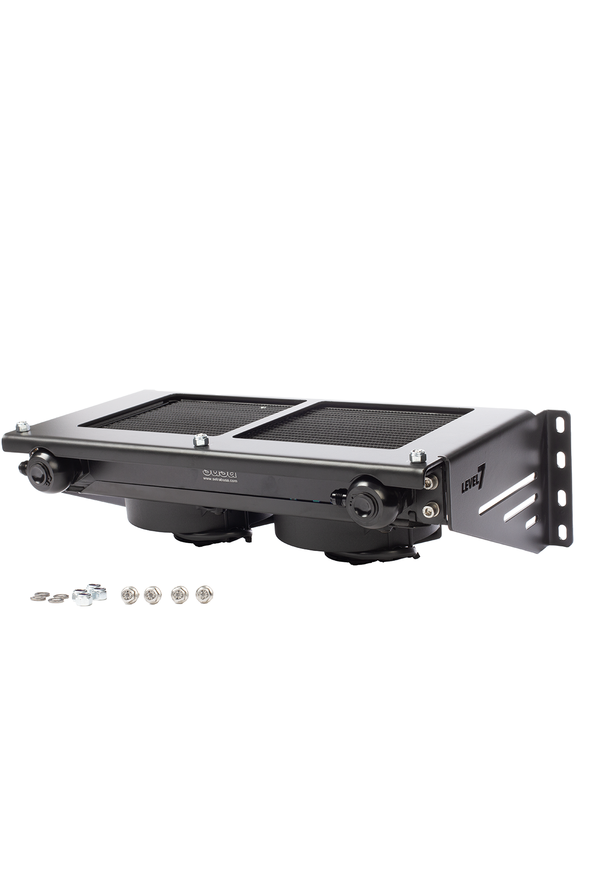 Chassis Mounted Transmission Cooler with Fans