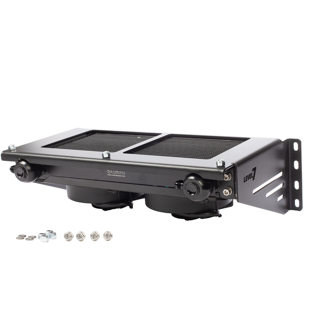Chassis Mounted Transmission Cooler with Fans