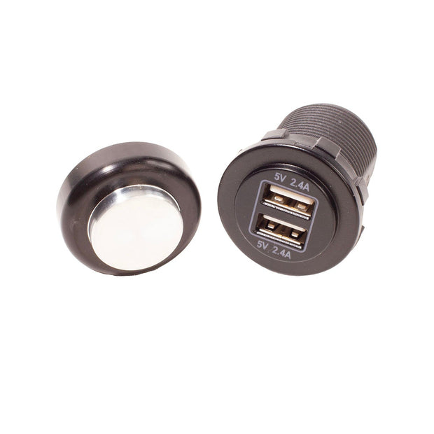 1967-72 C10 USB Socket w/ Billet Vintage Cover