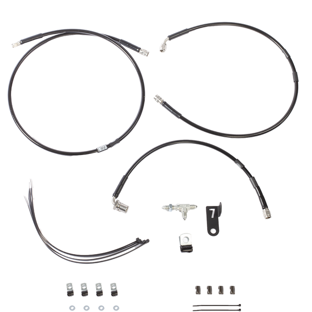 Pro Series Rear End Plumbing Kit, 9in with Rear Mount Calipers