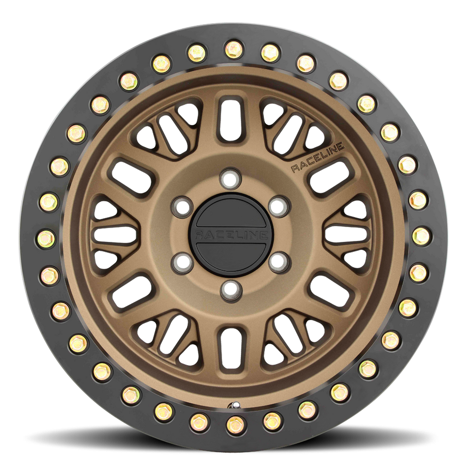 RT951BZ Ryno Cast Beadlock - Textured Bronze w/ Black Beadlock Ring