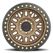 RT951BZ Ryno Cast Beadlock - Textured Bronze w/ Black Beadlock Ring