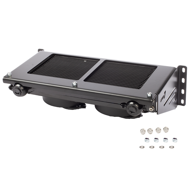 Chassis Mounted Transmission Cooler with Fans