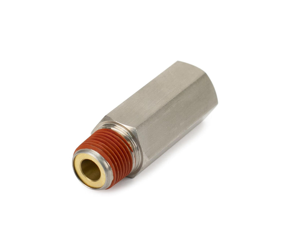 Viair Check Valve 1/4 Female NPT to 1/4 Male NPT Silver